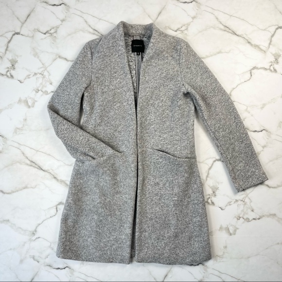 Jackets & Blazers - Dynamite Spring Fleece Long Open Jacket